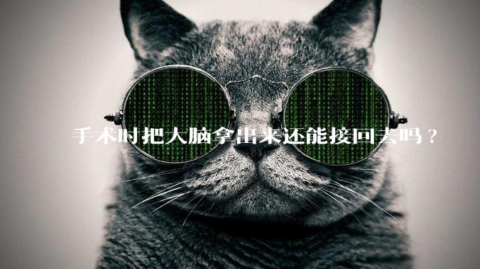 手术时把大脑拿出来还能接回去吗?